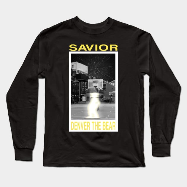 Denver The Bear: Savior Long Sleeve T-Shirt by Slippyninja